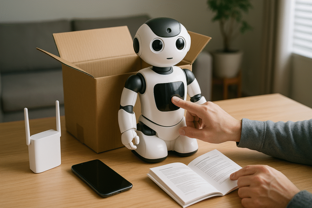 対話型ロボットを購入してから活用するまでの手順