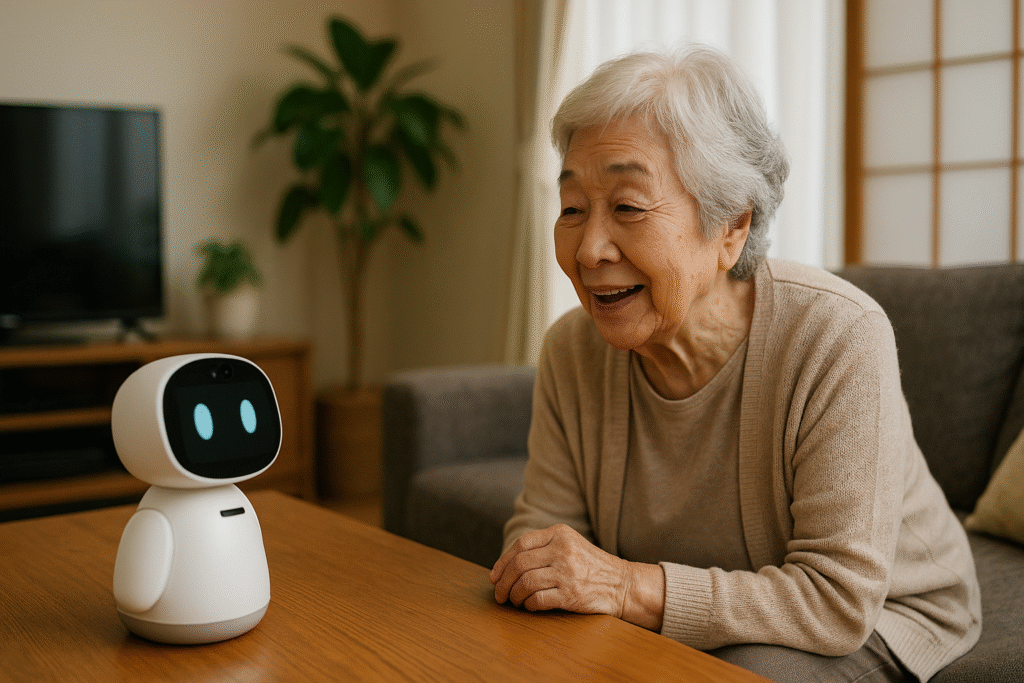【高齢者向け】家庭用コミュニケーションロボットの3つの活用例