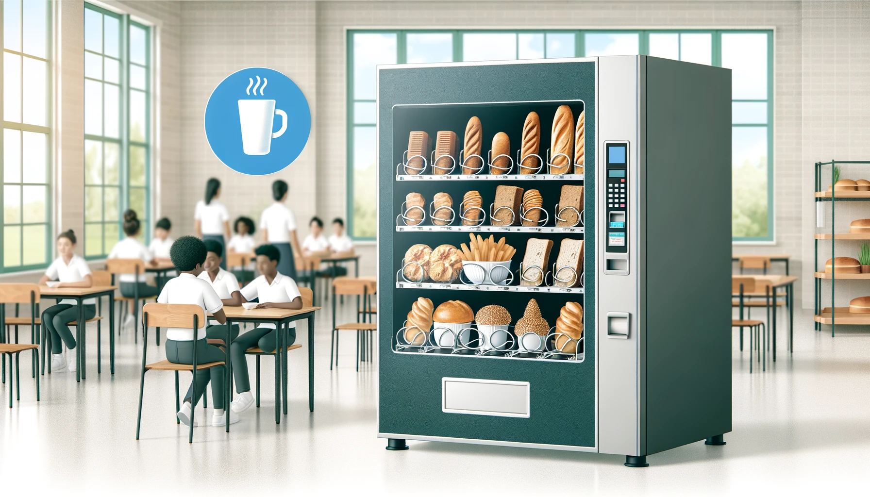 【学校や施設向け】おすすめパン自動販売機2選｜導入価格などの比較表付き