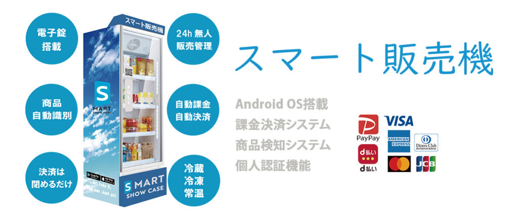 次世代自動販売機|スマリテの特徴