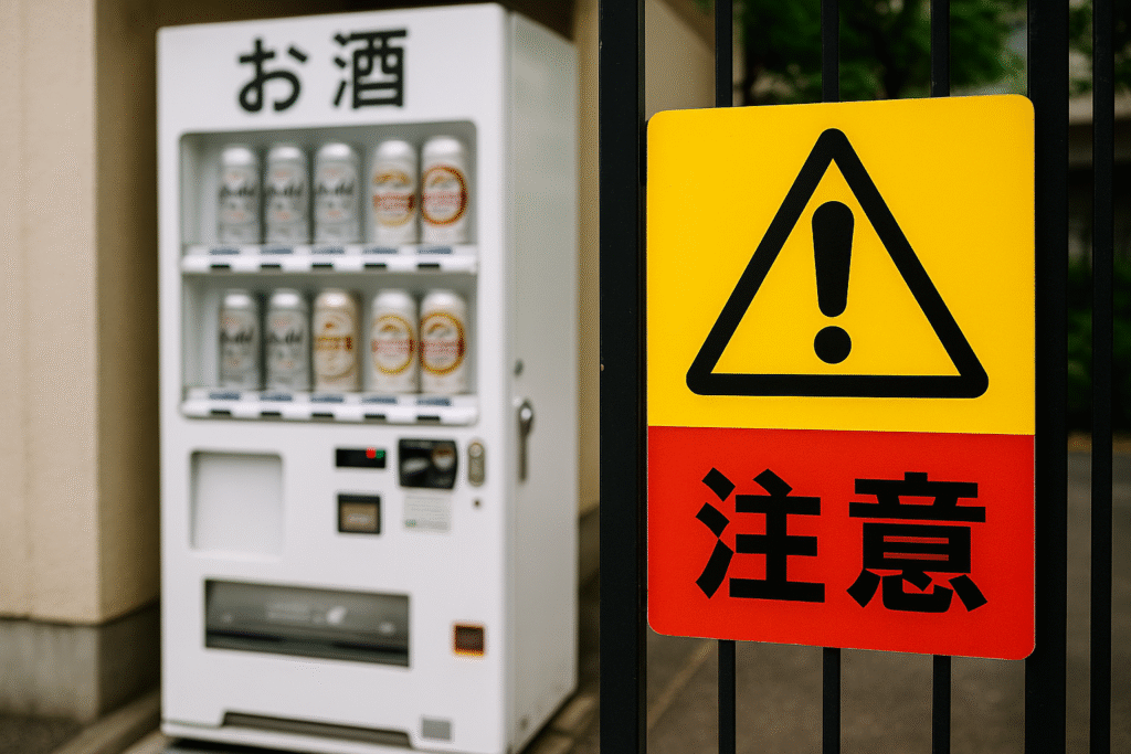 年齢確認なしのお酒自販機は新規設置できる？規制・設置状況・要件など 