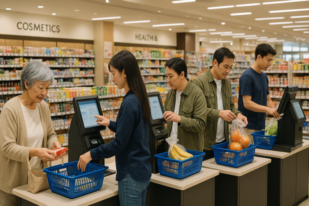 セルフレジの導入店舗事例
