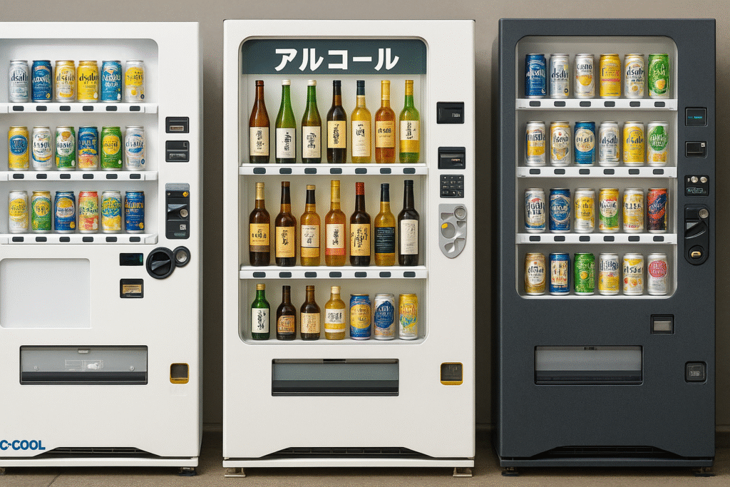 お酒の販売に向いている自販機3選