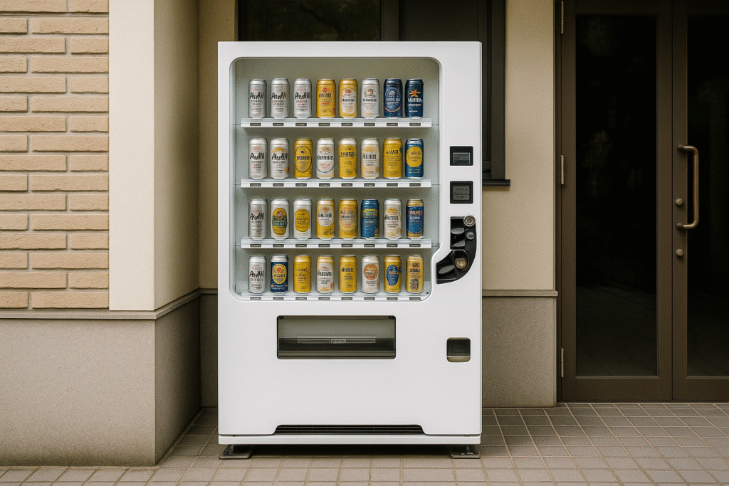 お酒の自販機の設置事例