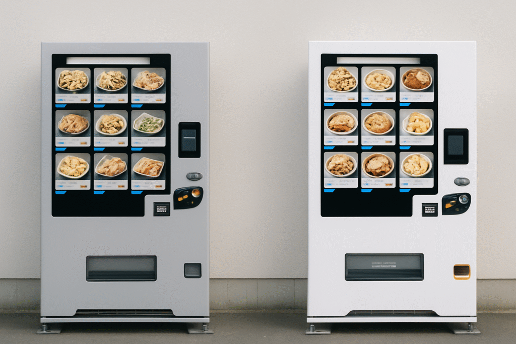 食品自動販売機はリースと購入どちらがお得?設置料金などを比較