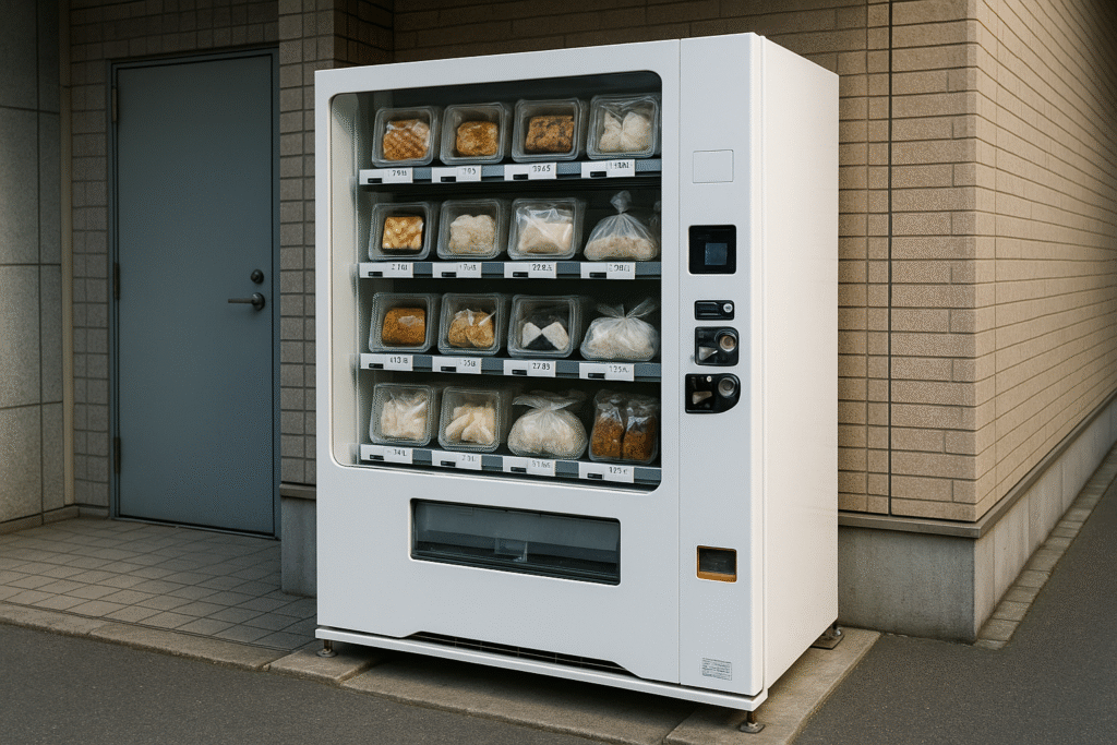 食品自動販売機の導入事例