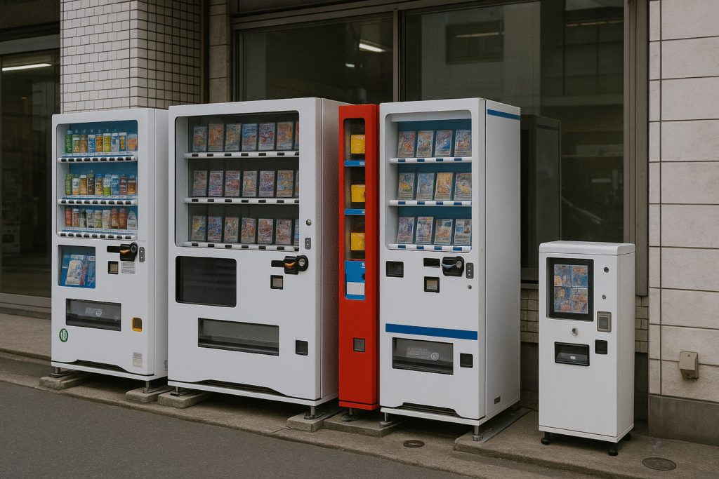 トレカ・オリパ対応自販機5選【比較表あり】