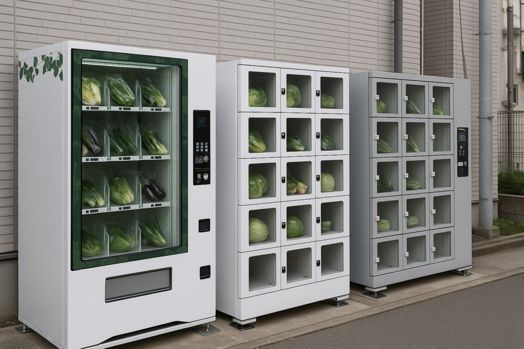 野菜の無人販売におすすめの自販機3選｜価格や機能性を比較