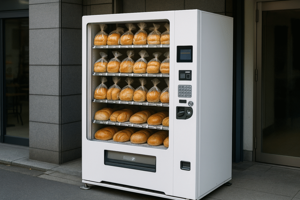 パン自販機の設置は儲かる？月間売上・回収目安