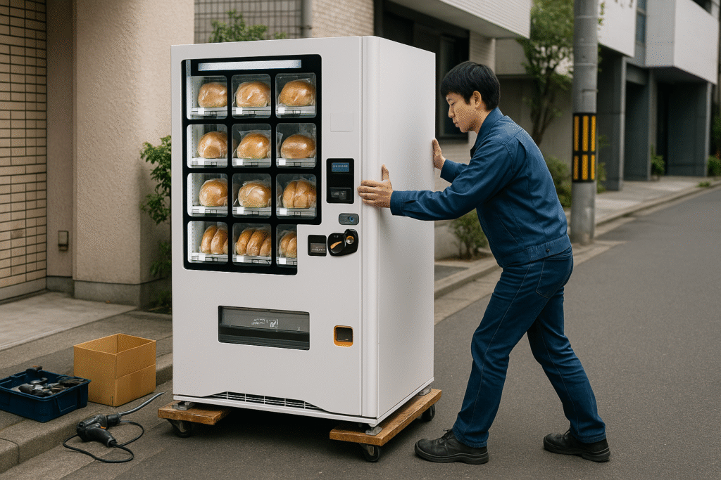 パン自販機の設置手順｜事前準備～営業開始まで