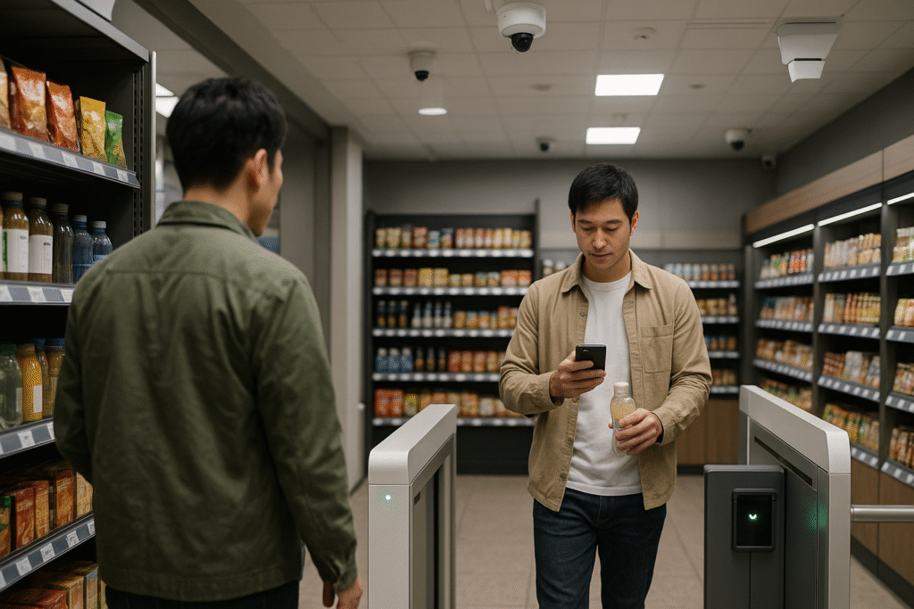 無人決済店舗の基本的な仕組み