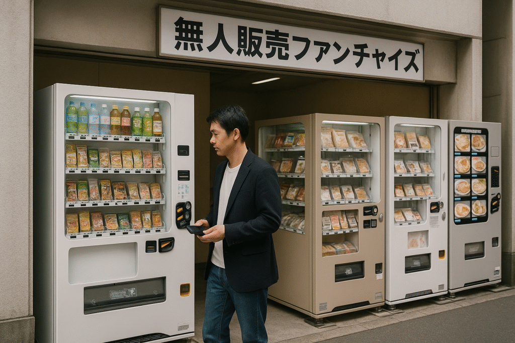 無人販売のフランチャイズとは?副業に最適な理由