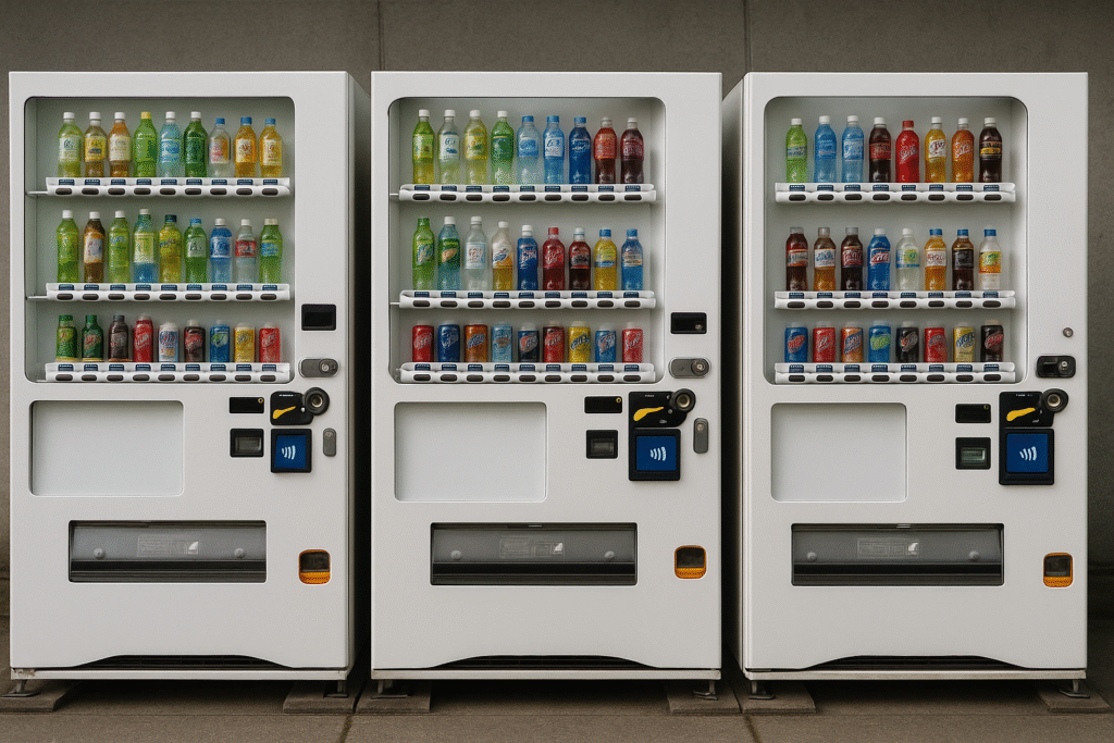 【本体購入】電子マネーが使えるおすすめ自販機3選
